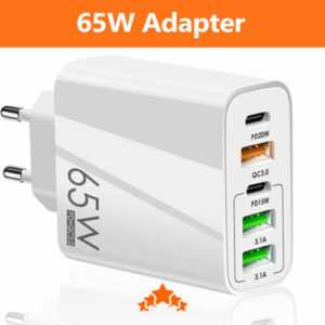 USB Mehrfach Schnell Ladegerät 5 Fach Netzteil Adapter Handy Tablet QC 3.0 OVP