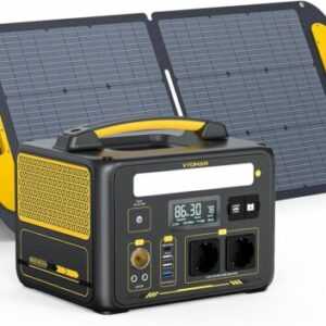 VTOMAN Jump 600X 600W Powerstation 299Wh Tragbare Camping Solargenerator LiFePO4