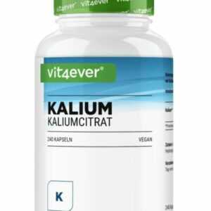 Kalium - 365 Kapseln (V) Kaliumcitrat á 400mg elementares Kalium - Hochdosiert