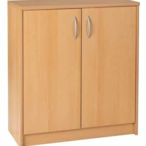 Kommode Sideboard Highboard Schrank Anrichte Mehrzweckschrank mit 2 Türen Buche