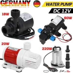 Wasserpumpe Selbstansaugende Pumpe 12V Hochdruckpumpe Membranpumpe Yacht Pumpe