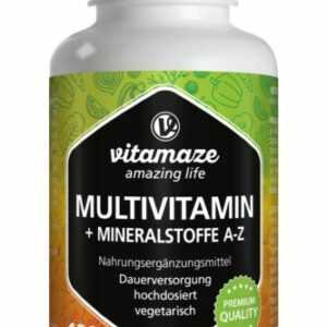 Multivitamin Kapseln hochdosiert 23 wertvolle Vitamine A Z & Mineralien 120