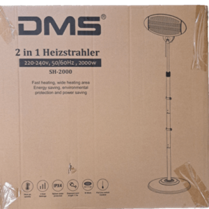 DMS 2 in 1 Infrarot Heizstrahler, 2000W, Terrasse, Garage