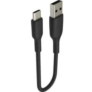 Kabel Belkin für Android Auto USB-A für USB-C 15cm  Schwarz