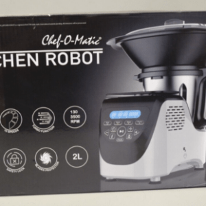 Chef O Matic Kitchen Robot Küchenmaschine mit Kochfunktion Mixer Dampfgarer Neu