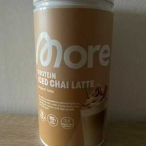 More Nutrition - More Protein - Iced Chai Latte - 500 g - Ungeöffnet