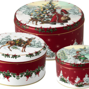 Villeroy & Boch 3-tl Winter Collage Set Keksdose Weihnachtsdeko Gebäckdosen Dose