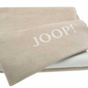 JOOP! Wohndecke 150x200 cm zweifarbig sand-pergament, Baumwolle