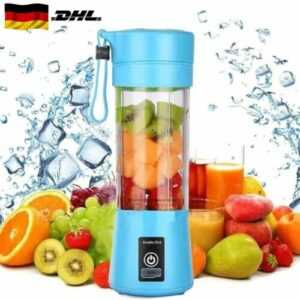 Mixer Smoothie Maker Mini Standmixer Tragbarer Enstafter USB Portable Blender DE