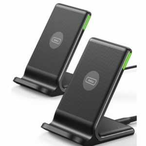 INIU 2 Stück Schnelles Kabelloses Ladegerät Handy Wireless Charger Stand