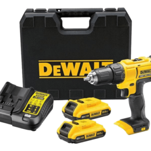 Dewalt DCD771D2 Akku-Bohrschrauber 2x 2 Ah Akkus 18 V Power Ladegerät mit Box