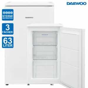 DAEWOO FUL064EWT0DE Gefrierschrank Tischgefrierschrank 64 L 3 Gefrierschubfächer