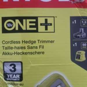 Akku Heckenschere Trimmer von RYOBI ONE+ 18V NP: 109,-€