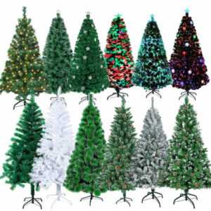 120-240cm LED Weihnachtsbaum Künstlicher Kunstbaum Tannenbaum Christbaum Schnee