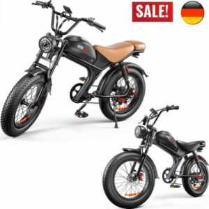 1000W Elektrofahrrad 48V 20Ah Fat Tire Mountainbike 20 Zoll Offroad E-Bike Moped