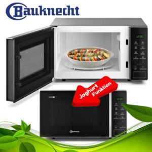 Bauknecht Mikrowelle 20 Liter 700 Watt 5 Leistungsstufen LED Display Automatik