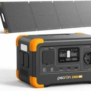 600W 288Wh Tragbare Powerstation Mobiler Stromspeicher 100W Solarpanel Optional