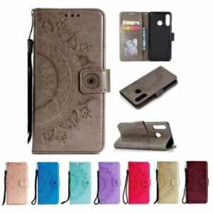 Hülle für Huawei P30 Lite Handy Cover Flip Case Schutzhülle Bumper Mandala