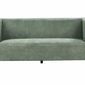 3-Sitzer Sofa Chenille Stoff grün minimalistisch modern Floro