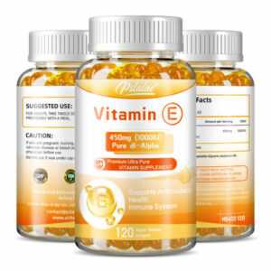 Vitamin E 450mg - Anti-Aging, Antioxidantien & Immununterstützung,...