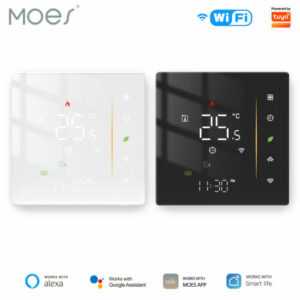 MOES WLAN Smart Thermostat Touch Raumthermostat Fußbodenheizung Programmierbar