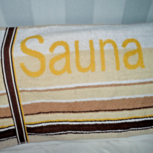 Sauna - Liege  Bade - Tuch von  Dyckhoff ca   82 x 195 cm , 100% Baumwolle