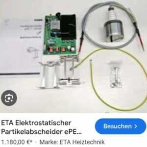 elektrostatischer partikelabscheider ePE BW BG 1+2