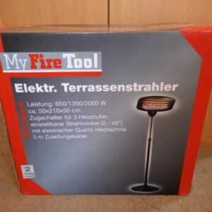 Terrassenstrahler elektrisch