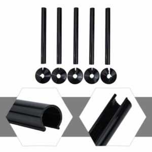 Heizkörper Rohrabdeckung und Manschette Set 5-teilig 15 mm PVC für einfache In