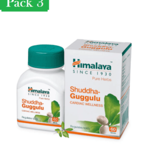 3x60tab Himalaya Herbal Shuddha-Guggulu Tabletten Best Cardiac Wellness 180Tab