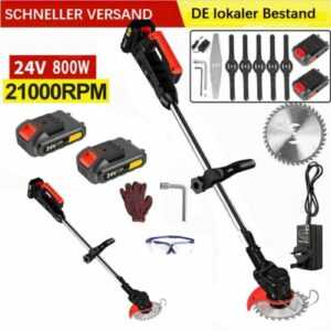 FERREX Akku Rasentrimmer 20 V Trimmer Zusatzhandgriff Kunststoff Messer