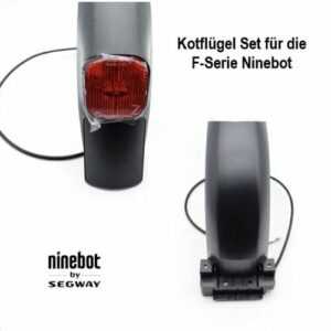 Kotflügel Set mit Rücklicht Ninebot F- und D-Serie E-Scooter Ersatzteil Zubehör