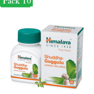 10x60tab Himalaya Herbal Shuddha-Guggulu Tabletten Best Cardiac Wellness 600Tab