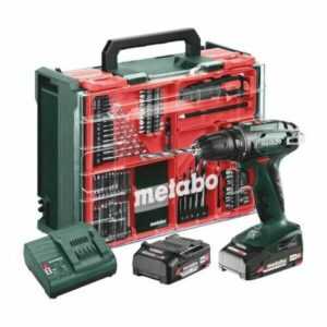 METABO Akku Schlagbohrschrauber Akkuschrauber SB 18 L Set 2x 2,0 Ah & Ladegerät