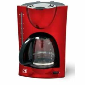 Kalorik Kaffeemaschine Kaffeeautomat 900 Watt metallic rot 1,5 Liter Neu