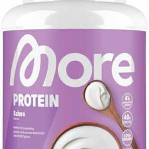 MORE Protein, Sahne, 600 g, Mix aus Whey Konzentrat und Casein - made in Germany