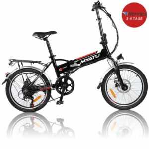 Myatu 250W Elektrofahrrad E-Bike Unisex 20'' Klapprad Faltrad Shimano 7-Gang Neu