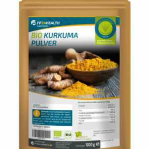 FP24 Health BIO Kurkuma Pulver 1kg - mit Curcumin - Curcuma gemahlen