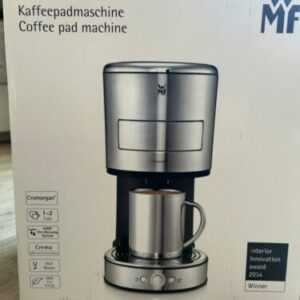 WMF LONO Pad-Kaffeemaschine - schwarz/chrom - defekt - Ersatzteilspender