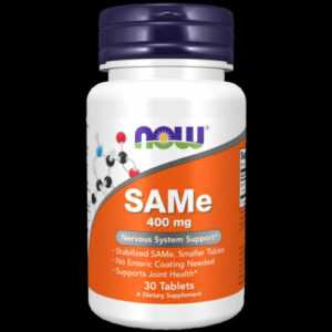 Now Foods SAMe (S-Adenosyl L-Methionin) 400 mg, 30 Tabletten