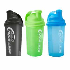 Best Body Nutrition Eiweiß Shaker - Schwarzer Stahl - Protein Shaker - BPA Frei