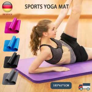 Fitnessmatte Yogamatte Gymnastikmatte Sportmatte Pilatesmatte Turnmatte 10mm