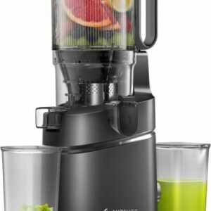 AMZCHEF 250W All-in-One Entsafter, 135mm Öffnung, Slow Juicer mit 1,8L Behälter