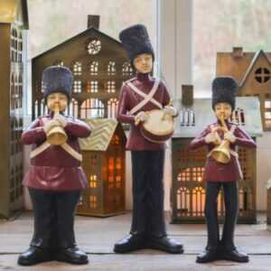 Vintage Weihnachts Orchester 3 teilig (Weihnachten, Chic Antique, Figuren, XMAS)