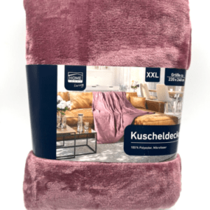 Kuscheldecke Decke  Wohndecke XXL 220x240 Mikrofaser lila Neu