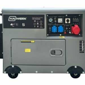 Notstromaggregat Diesel HW DSG 6500 | 5kW , inkl. 400 Volt Steckdose