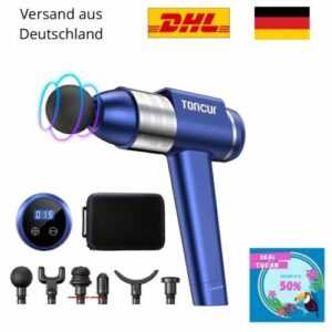 Abox( Toncur) Massage Gun Massagepistole -  Massagegerät + 6 Köpfe Neu In Folie