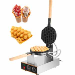 VEVOR Bubble Waffle Maker Eierwaffel 1400W Waffeleisen 0 - 300°C Temperatur