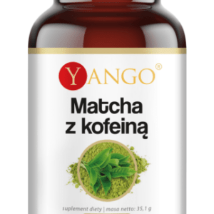 Matcha + Caffeine Aufmerksamkeit Konzentration YANGO 90 Vegane Kapseln