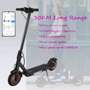 Klappbar E-Scooter Elektro Scooter 350W Elektroroller Max speed 25KM/H